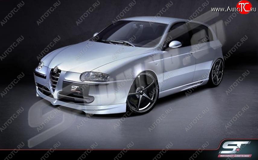 13 299 р. Накладка на передний бампер ST Alfa Romeo 145 930A дорестайлинг (1994-1999)  с доставкой в г. Тольятти