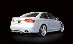 19 899 р. Накладка на задний бампер ABT Audi A4 B8 дорестайлинг, седан (2007-2011)  с доставкой в г. Тольятти. Увеличить фотографию 2