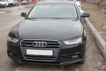 1 169 р. Реснички на фары KURAJ Audi A4 B8 дорестайлинг, седан (2007-2011) (Неокрашенные)  с доставкой в г. Тольятти. Увеличить фотографию 3