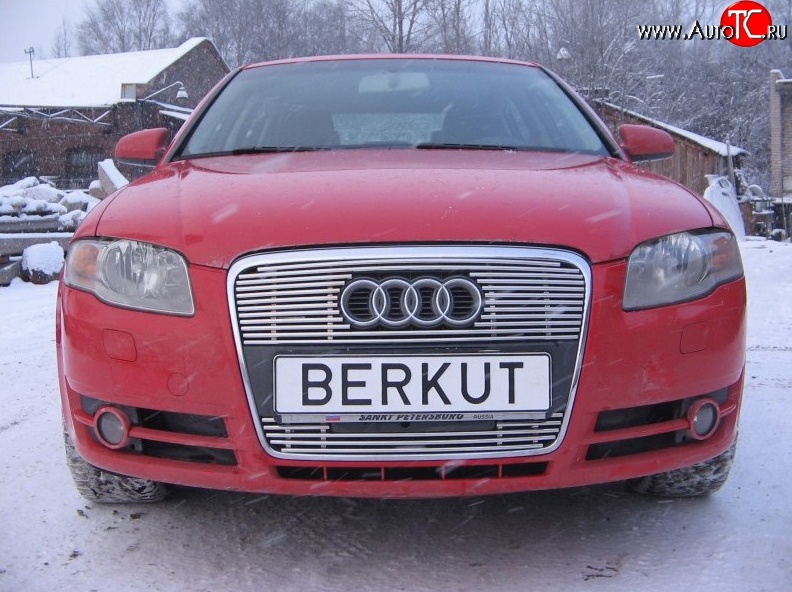 5 299 р. Декоративная вставка решетки радиатора Berkut Audi A4 B7 седан (2004-2008)  с доставкой в г. Тольятти