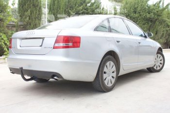 42 749 р. Фаркоп Aragon. (шар V) Audi A6 C6 дорестайлинг, седан (2004-2008)  с доставкой в г. Тольятти. Увеличить фотографию 2