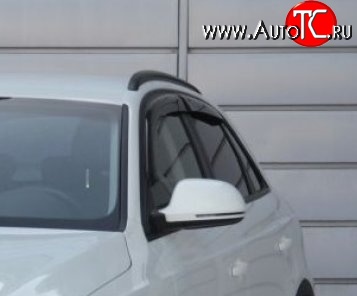 999 р. Комплект дефлекторов окон (ветровиков) 4 шт. Russtal Audi Q3 8U дорестайлинг (2011-2015)  с доставкой в г. Тольятти