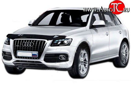 639 р. Дефлектор капота NovLine Audi Q5 8R дорестайлинг (2008-2012)  с доставкой в г. Тольятти