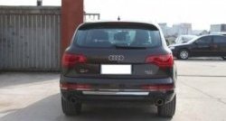 32 399 р. Накладка на задний бампер (рестайлинг) CT v2  Audi Q7  4L (2005-2009) дорестайлинг (Неокрашенная)  с доставкой в г. Тольятти. Увеличить фотографию 1