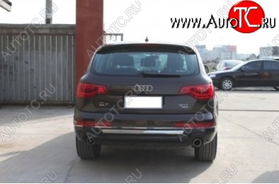 32 399 р. Накладка на задний бампер (рестайлинг) CT v2  Audi Q7  4L (2005-2009) дорестайлинг (Неокрашенная)  с доставкой в г. Тольятти