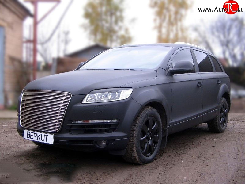 7 299 р. Декоративная вставка воздухозаборника Berkut Audi Q7 4L дорестайлинг (2005-2009)  с доставкой в г. Тольятти