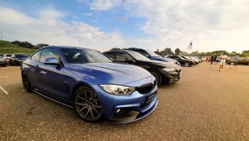 14 499 р. Сплиттер переднего бампера М-Perfomance BMW 4 серия F36 лифтбэк рестайлинг (2017-2020) (цвет: черный матовый)  с доставкой в г. Тольятти. Увеличить фотографию 2