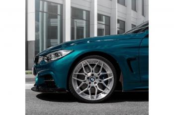 14 499 р. Сплиттер переднего бампера М-Perfomance BMW 4 серия F36 лифтбэк рестайлинг (2017-2020) (цвет: черный матовый)  с доставкой в г. Тольятти. Увеличить фотографию 4