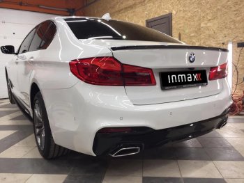 7 999 р. Спойлер багажника M-Performance BMW 5 серия G30 дорестайлинг, седан (2016-2020) (черный глянцевый)  с доставкой в г. Тольятти. Увеличить фотографию 4