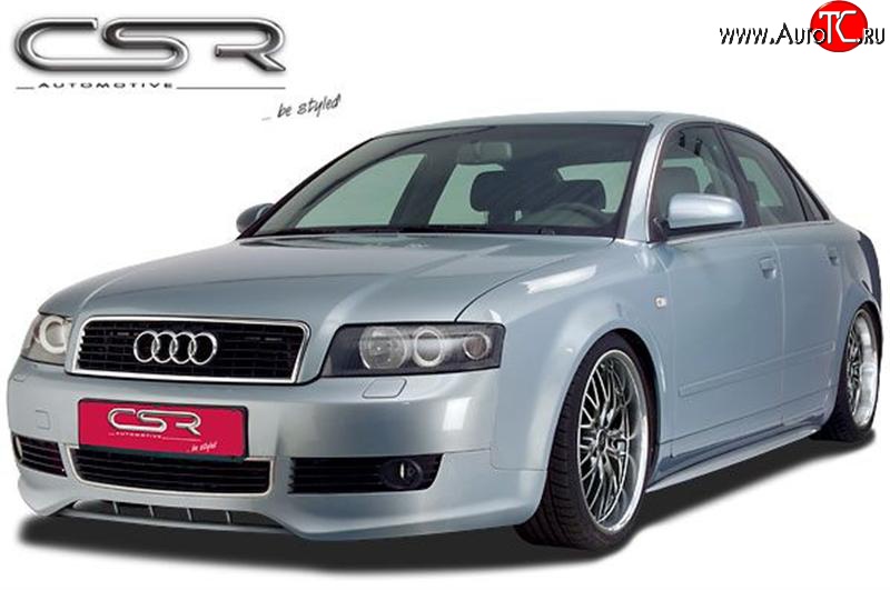 4 399 р. Накладка CSR на передний бампер Audi A4 B6 седан (2000-2006)  с доставкой в г. Тольятти