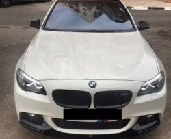 10 849 р. Накладка на передний бампер M-Performance BMW 5 серия F10 рестайлинг, седан (2013-2017) (Неокрашенная)  с доставкой в г. Тольятти. Увеличить фотографию 3