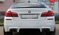 5 999 р. Лип спойлер М-Perfomance BMW 3 серия F30 седан рестайлинг (2015-2018) (Черный матовый)  с доставкой в г. Тольятти. Увеличить фотографию 3