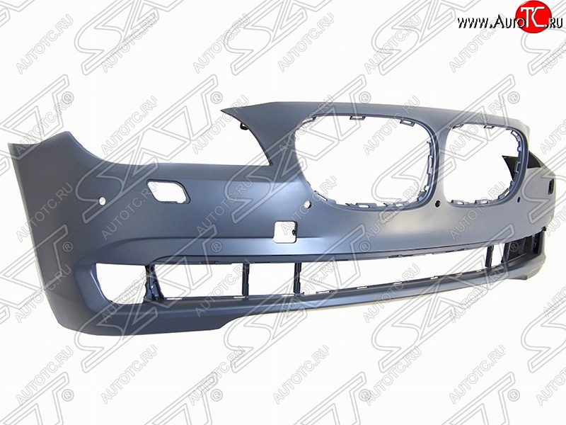 3 199 р. Передний бампер SAT (под омыватели и сонары)  BMW 7 серия  F01-F04 (2008-2015) седан (Неокрашенный)  с доставкой в г. Тольятти