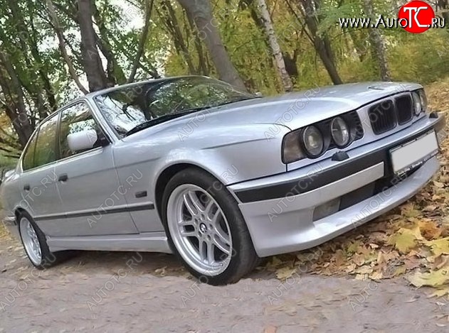 4 499 р. Накладка на передний бампер Schnitzer BMW 5 серия E34 седан дорестайлинг (1988-1994)  с доставкой в г. Тольятти