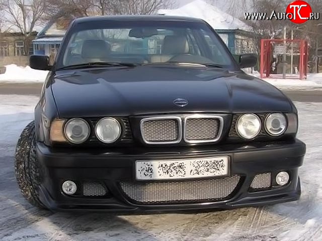 6 899 р. Передний бампер RIEGER BMW 5 серия E34 седан дорестайлинг (1988-1994) (Неокрашенный)  с доставкой в г. Тольятти