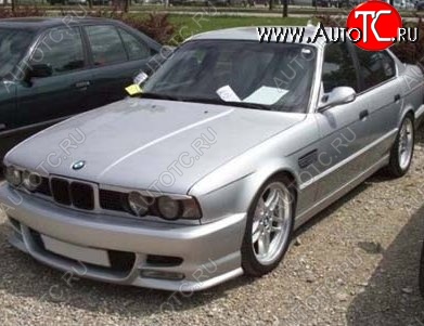 1 649 р. Реснички на фары CT v2 BMW 5 серия E34 седан дорестайлинг (1988-1994) (Неокрашенные)  с доставкой в г. Тольятти