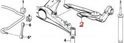 779 р. Полиуретановый сайлентблок задней подвески, нижнего рычага Точка Опоры BMW 3 серия E36 седан (1990-2000)  с доставкой в г. Тольятти. Увеличить фотографию 2