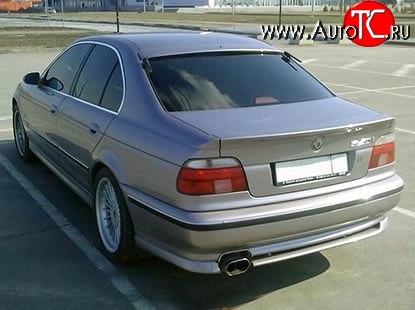 7 499 р. Накладка на задний бампер AC Schnitzer BMW 5 серия E39 седан дорестайлинг (1995-2000) (Неокрашенная)  с доставкой в г. Тольятти