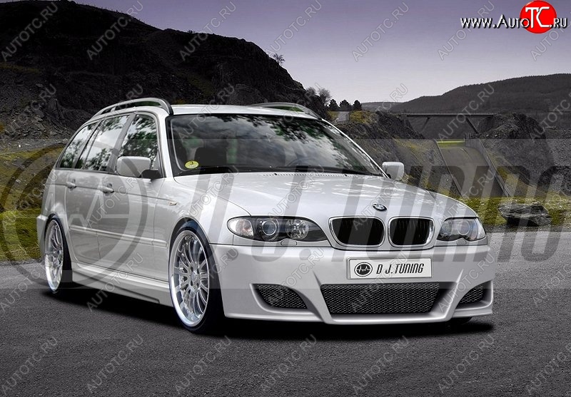 25 899 р. Передний бампер D.J. BMW 3 серия E46 седан дорестайлинг (1998-2001)  с доставкой в г. Тольятти