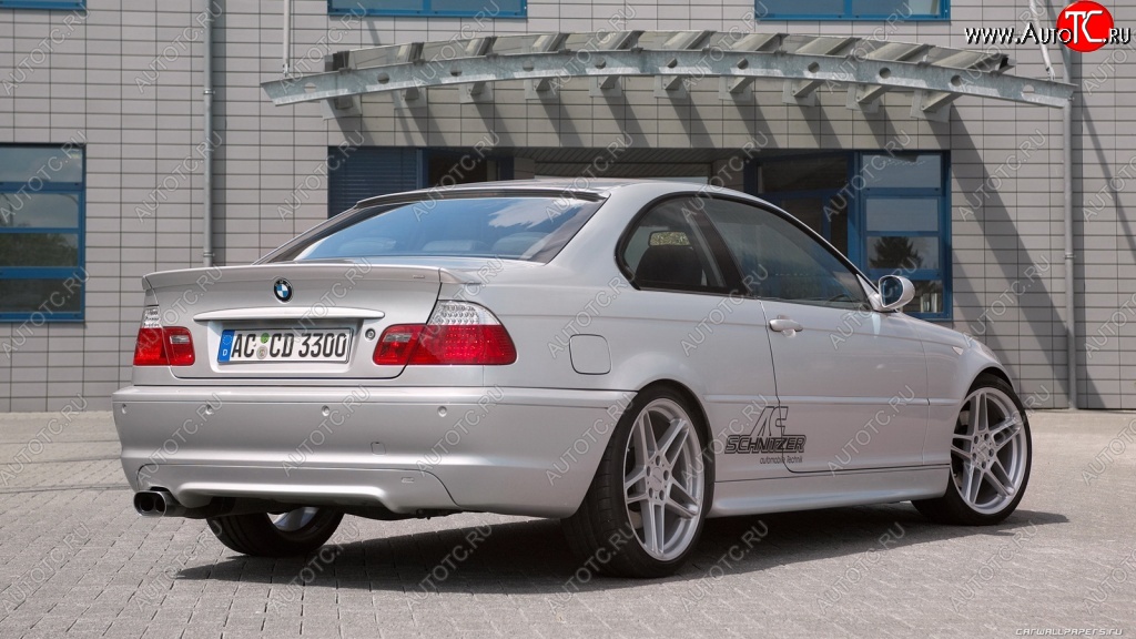 4 849 р. Лип спойлер с накладками на крылья IBHERDESIGN BMW 3 серия E46 седан дорестайлинг (1998-2001) (Неокрашенный)  с доставкой в г. Тольятти