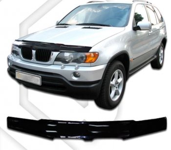 Дефлектор капота CA-Plastic BMW X5 E53 дорестайлинг (1999-2003)