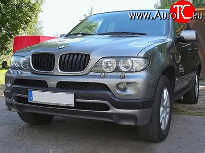 4 999 р. Накладка Sport Package на передний бампер (4.8is) BMW X5 E53 дорестайлинг (1999-2003) (Кузов: дорестайлинг)  с доставкой в г. Тольятти