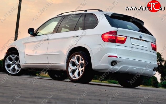 9 349 р. Накладка на задний бампер CT BMW X5 E53 дорестайлинг (1999-2003) (Неокрашенная)  с доставкой в г. Тольятти