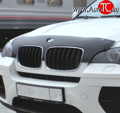 1 249 р. Дефлектор капота NovLine BMW X5 E70 дорестайлинг (2006-2010)  с доставкой в г. Тольятти