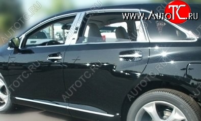 41 799 р. Накладки на стойки дверей СТ BMW X5 E70 рестайлинг (2010-2013) (Неокрашенные)  с доставкой в г. Тольятти