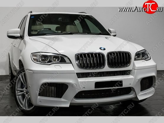 22 499 р. Передний бампер X5M STYLE BMW X5 E70 рестайлинг (2010-2013) (Неокрашенный)  с доставкой в г. Тольятти