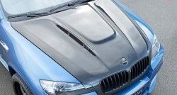 32 249 р. Пластиковый капот Hamman Style BMW X6 E71 дорестайлинг (2008-2012) (Неокрашенный)  с доставкой в г. Тольятти. Увеличить фотографию 3