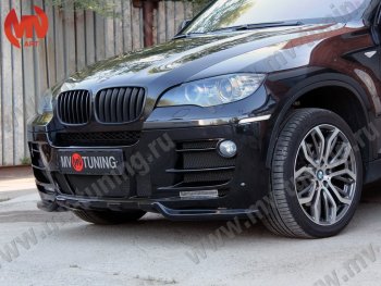 30 999 р. Передний бампер Hamann Style  BMW X6  E71 (2008-2014) дорестайлинг, рестайлинг (Неокрашенный)  с доставкой в г. Тольятти. Увеличить фотографию 3