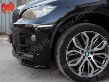 30 999 р. Передний бампер Hamann Style  BMW X6  E71 (2008-2014) дорестайлинг, рестайлинг (Неокрашенный)  с доставкой в г. Тольятти. Увеличить фотографию 4