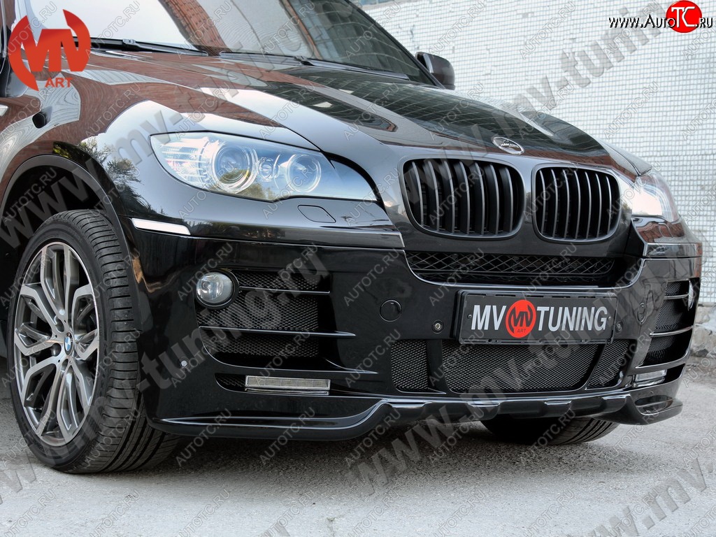 30 999 р. Передний бампер Hamann Style  BMW X6  E71 (2008-2014) дорестайлинг, рестайлинг (Неокрашенный)  с доставкой в г. Тольятти