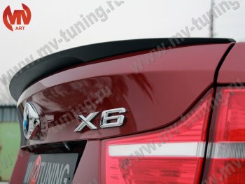 4 649 р. Лип спойлер Tuning-Sport BMW X6 E71 рестайлинг (2012-2014) (Неокрашенный)  с доставкой в г. Тольятти. Увеличить фотографию 4