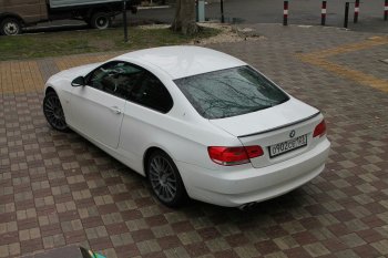 2 799 р. Лип спойлер  3 серия E92 (04-11) АВТОКРАТ  BMW 3 серия  E90 (2004-2008) седан дорестайлинг (Неокрашенный)  с доставкой в г. Тольятти. Увеличить фотографию 1