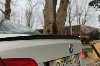 2 799 р. Лип спойлер  3 серия E92 (04-11) АВТОКРАТ  BMW 3 серия  E90 (2004-2008) седан дорестайлинг (Неокрашенный)  с доставкой в г. Тольятти. Увеличить фотографию 3