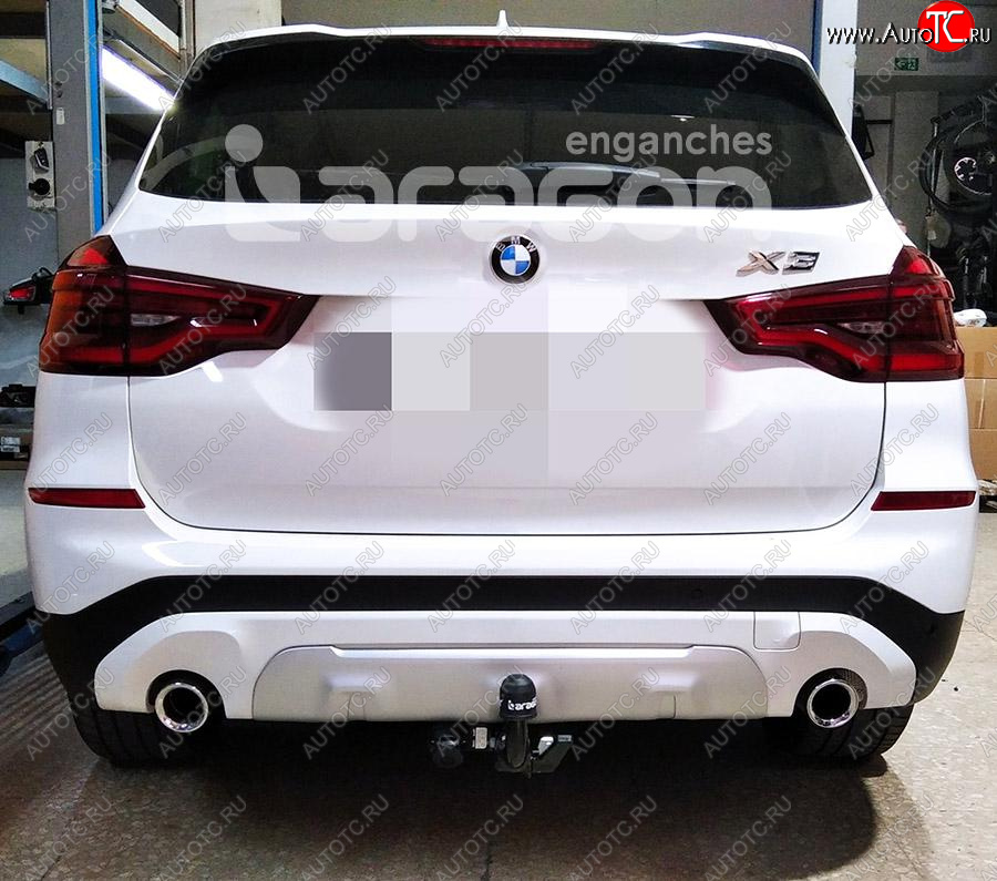 22 699 р. Фаркоп Aragon BMW X3 G01 дорестайлинг (2017-2021) (тип шара S (горизонтальный, легкосъемный))  с доставкой в г. Тольятти