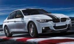 22 199 р. Пороги накладки M-performance BMW 3 серия F30 седан дорестайлинг (2012-2015) (Неокрашенные)  с доставкой в г. Тольятти. Увеличить фотографию 3