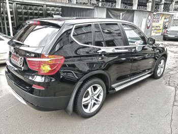 13 549 р. Подножки боковые WINBO OE Style BMW X3 F25 дорестайлинг (2010-2014)  с доставкой в г. Тольятти. Увеличить фотографию 3