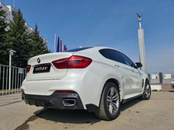 14 899 р. Пластиковые накладки под пороги М-Perfomance BMW X6 F16 (2014-2020) (цвет: черный глянец)  с доставкой в г. Тольятти. Увеличить фотографию 3