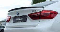 11 199 р. Лип спойлер BS BMW X6 F16 (2014-2020) (Неокрашенный)  с доставкой в г. Тольятти. Увеличить фотографию 2