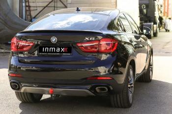 9 499 р. Лип спойлер M-Performance BMW X6 F16 (2014-2020) (цвет: черный глянец)  с доставкой в г. Тольятти. Увеличить фотографию 3