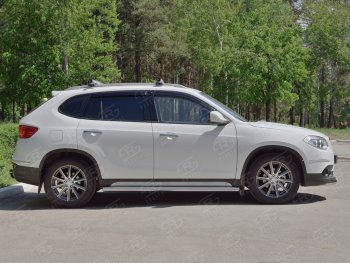 19 999 р. Защита порогов из круглой трубы d63 мм SLITKOFF v3 Brilliance V5 (2012-2018)  с доставкой в г. Тольятти. Увеличить фотографию 3