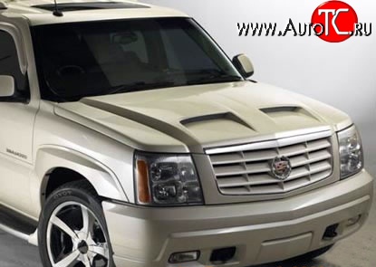 37 849 р. Пластиковый капот Custom Cadillac Escalade GMT820 джип 5 дв. короткая база (2001-2006) (Неокрашенный)  с доставкой в г. Тольятти