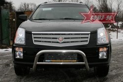 18 629 р. Решётка передняя мини d 60 низкая Cadillac SRX (2004-2009)  с доставкой в г. Тольятти. Увеличить фотографию 2