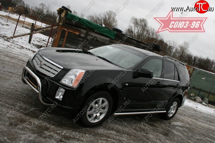 18 629 р. Решётка передняя мини d 60 низкая Cadillac SRX (2004-2009)  с доставкой в г. Тольятти