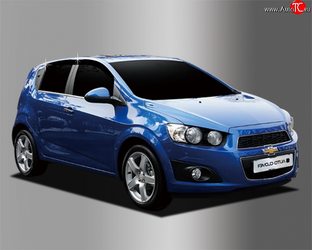 1 099 р. Дефлектора окон Avtoclover Chevrolet Aveo T300 хэтчбек (2011-2015)  с доставкой в г. Тольятти