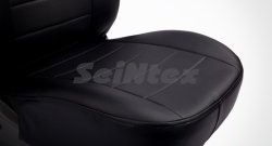 6 449 р. Чехлы для сидений SeiNtex (экокожа)  Chevrolet Aveo  T300 (2011-2015) седан, хэтчбек  с доставкой в г. Тольятти. Увеличить фотографию 5