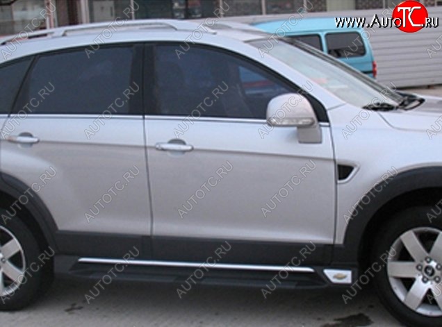 13 999 р. Пороги CT v2 Chevrolet Captiva  дорестайлинг (2006-2011)  с доставкой в г. Тольятти